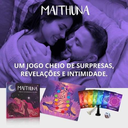 Maithuna Jogo de Tabuleiro para Casais Universo dos Prazeres Casal