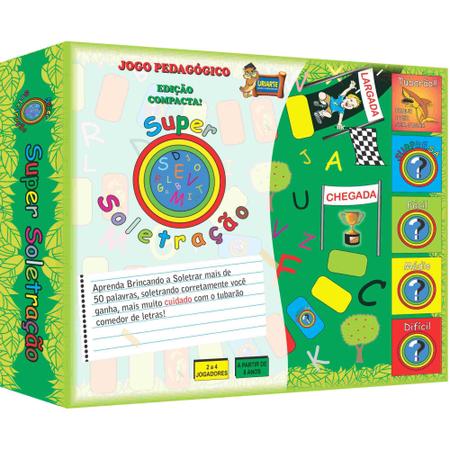 Jogo de tabuleiro soletrando soletração educativo 1und - Cidadão