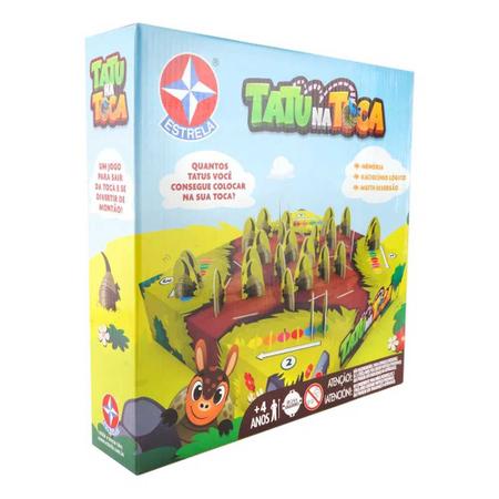 Jogo de Tabuleiro - Tatu na Toca - Estrela