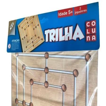 Jogo Trilha - Jogo de Tabuleiro MDF - Pais e Filhos - Jogos de