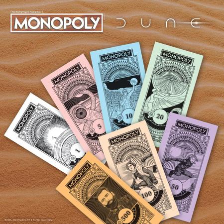 Imagem de Jogo de tabuleiro USAOPOLY Monopoly: Dune com fichas colecionáveis