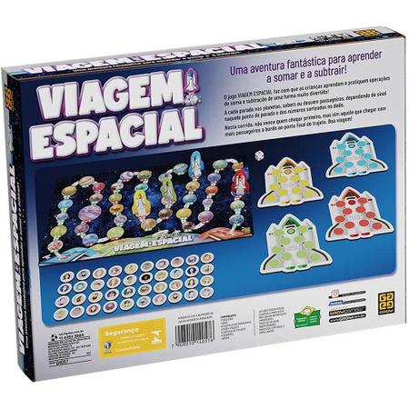 Viagem para o jogo de tabuleiro espacial