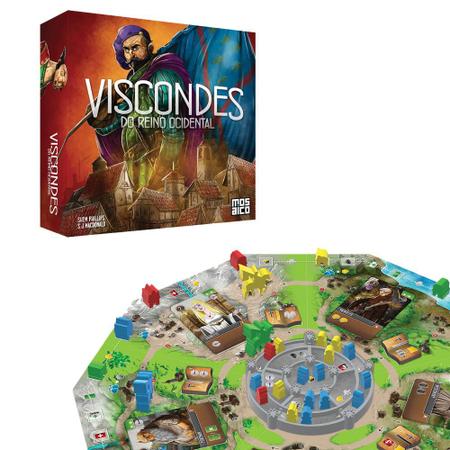 Jogo de Tabuleiro Viscondes do Reino Ocidental, Mosaico Jogos :  : Brinquedos e Jogos