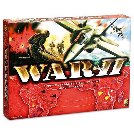 WAR II / GROW - ANTIGO JOGO DE TABULEIRO PARA MAIORES DE 12 ANOS, DE 3A 6