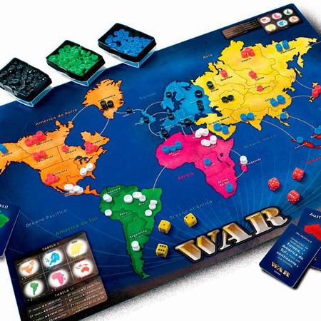 Jogo de Tabuleiro com Estrategia War 2000 Grow – Papelaria Pigmeu