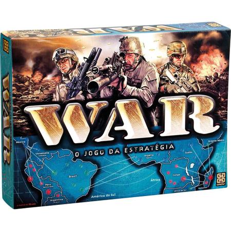 Jogo de Tabuleiro War - GROW - Japan Brinquedos