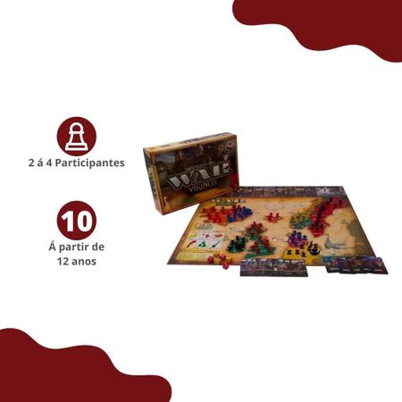 Jogo De Tabuleiro War Vikings O Jogo Da Estrategia - Grow