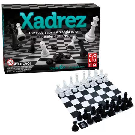 Jogo de Xadrez Clássico Tabuleiro Oficial Estratégia Raciocínio - Pais e  Filhos - Brinquedos de Estratégia - Magazine Luiza