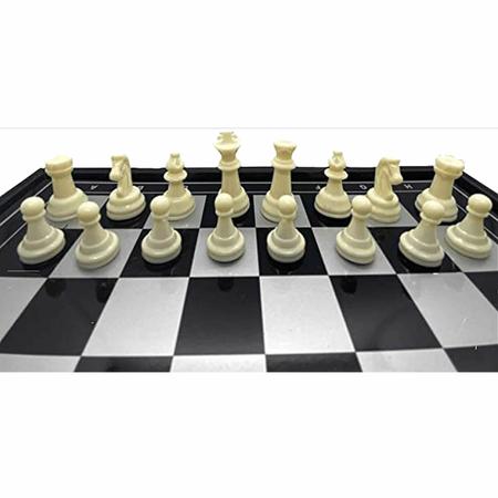 Jogo De Xadrez De Tabuleiro 32Pçs Dobravel Com Imã Chess - Show