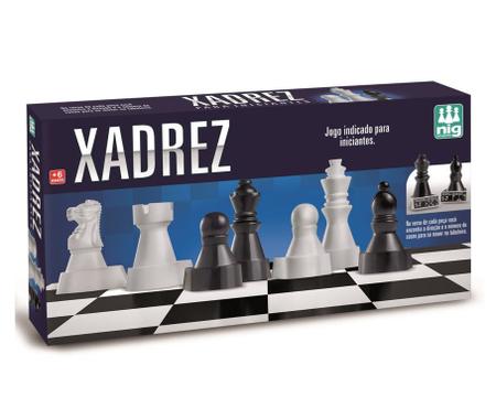 Jogo Xadrez Para Iniciantes Peças Grandes 37x37 - Nig