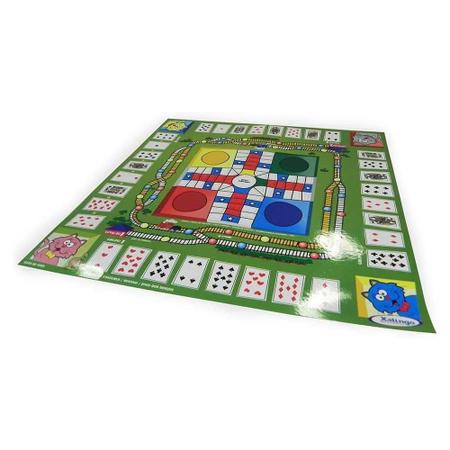 Jogo de Ludo Tabuleiro - Loja de Brinquedos - Pulo do Gato em até 12x