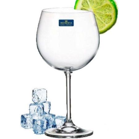 Imagem de Jogo De Taca De Cristal Gin Com 2 Unidades Bohemia 620ml
