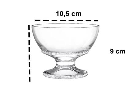 Jogo Taças Sobremesa Vidro Sorvete 150Ml 3 Peças Casambiente - Taça de  Sobremesa - Magazine Luiza