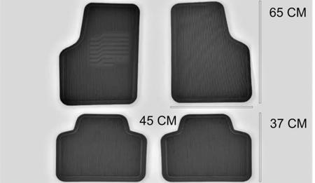 Imagem de Jogo de Tapete de Borracha para Ford Focus Titanium Ano 2010 a 2023 com 4 Peças