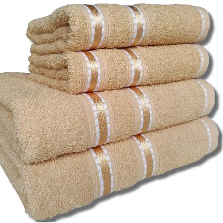 Imagem de Jogo de toalhas 2 Toalhas de Banho 2 Toalhas de Rosto Noblesse