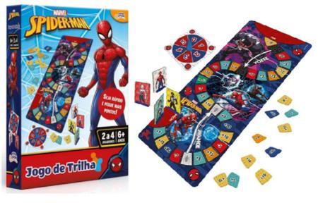 Jogo de Trilha Homem Aranha Marvel Novo Papel na Tyzu Toys