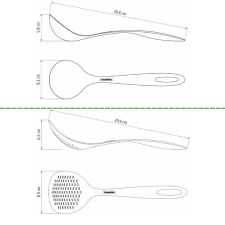 Imagem de Jogo De Utensílios Tramontina Ability 5 Peças Em Nylon Preto By Bsmix