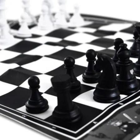 RADICALN Conjunto de tabuleiro de xadrez clássico com 15 polegadas, preto e  branco, feito à mão, com peso de mármore, para torneio Staunton, jogo de  tabuleiro de xadrez, conjunto de homens –