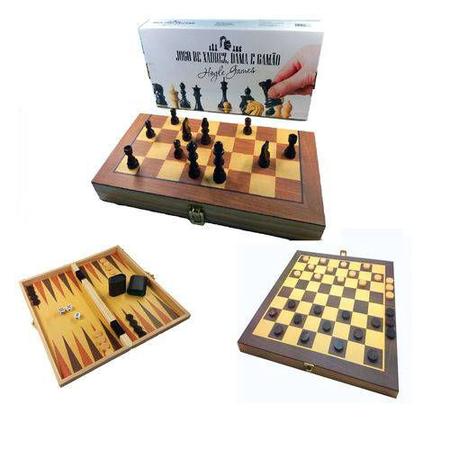 Chess Wooden Set - Schach-Kassette (Xadrez) (Philos)