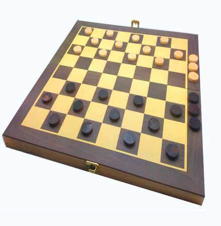 Jogo de Xadrez e Damas 2 em 1 Profissional Hoyle Games Tabuleiro Grande  39x39CM Peças Em Madeira Com 2 Gavetas - AliExpress