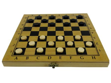 Jogo 3 Em 1 Xadrez Dama Gamão Com Tabuleiro De Madeira 29x29cm + 2 Dardos E  62 Peças