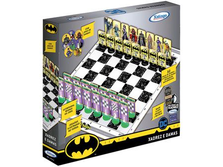 JOGO DE XADREZ BATMAN XALINGO DC