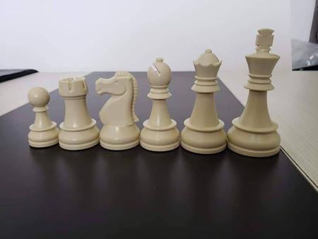 Peças de Xadrez, Jogo de Xadrez de Ouro e Prata Durável 1,93 pol. Figura do  Rei para Jogos de Quebra-cabeça