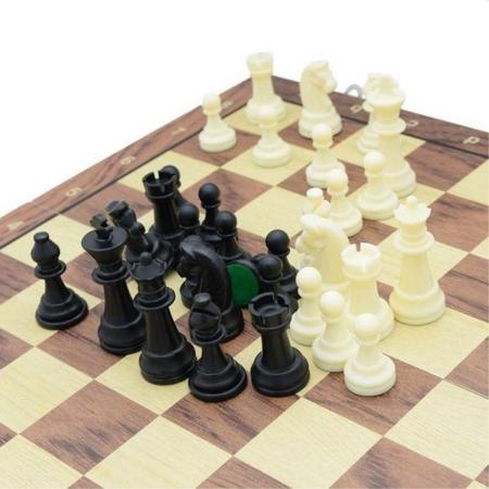 Jogo de xadrez dobrável tabuleiro 23x23
