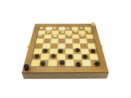Jogo de Xadrez e Damas 2 em 1 Profissional Hoyle Games Tabuleiro