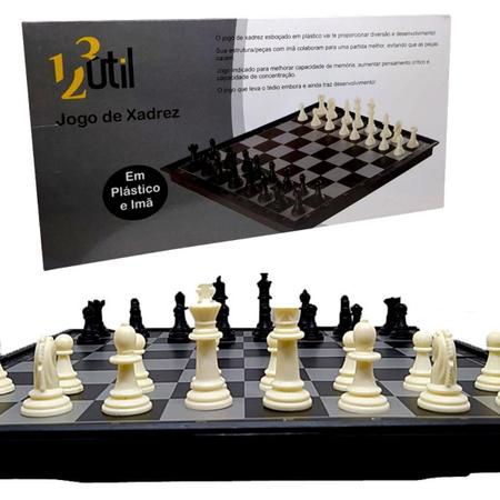 Jogo de xadrez plastico  Compre Produtos Personalizados no Elo7