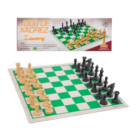 Jogo Peças de Xadrez Escolar Rei 6cm