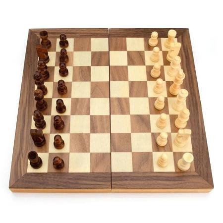 Jogo de Xadrez em Mármore Natural 32pçs - 44x44x4,7cm -  JXM01-LMARMERBUTIKDecoraçãoMarmer Butik - Home Decor