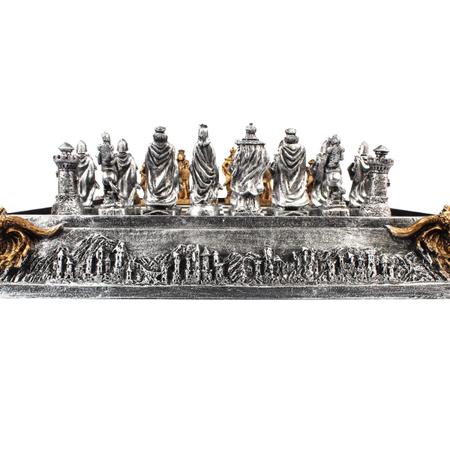 Tabuleiro de xadrez Luxo A Grande Batalha Inglesa Verito - Jogo de