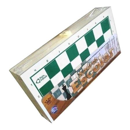 Jogo de Tabuleiro - Xadrez sem Estojo - 32 Peças - Madeira