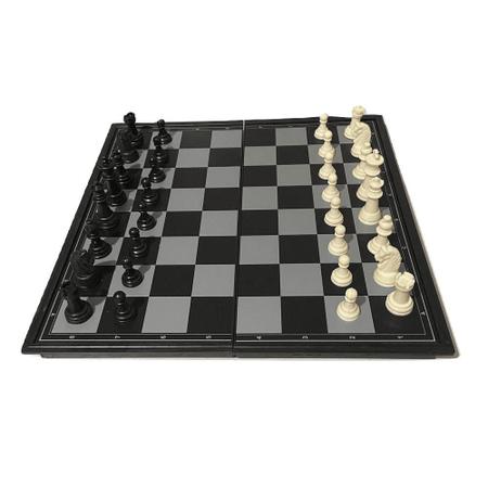 Jogo de tabuleiro magnetico 5 em 1 xadrez dama ludo 2 medio chess set