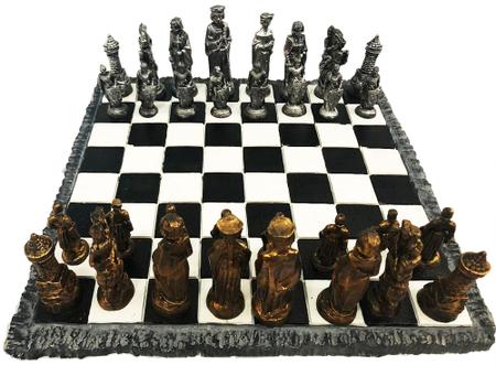 Jogo de xadrez de alta qualidade, Ajedrez Medieval-chess Set Toy