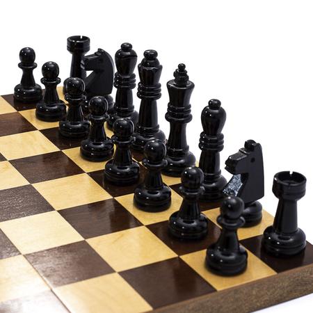 Tabuleiro de xadrez em marchetaria, fabricação artesanal