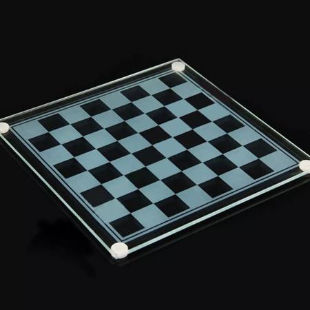 Jogo Xadrez Tabuleiro Peças Em Vidro Luxo Grande 35x35cm - GLASS CHESS -  Jogo de Dominó, Dama e Xadrez - Magazine Luiza