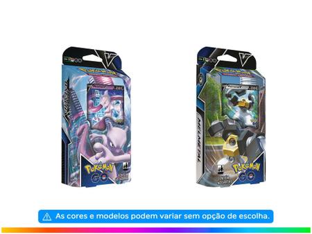 Deck Cartas Pokemon Go Batalha V Mewtwo E Melmetal - COPAG - Deck de Cartas  - Magazine Luiza