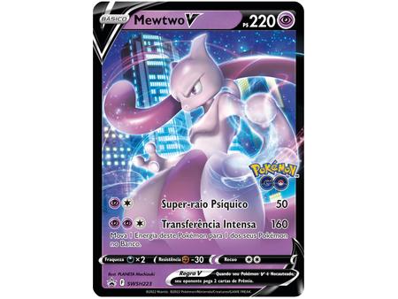 Jogo de Cartas Pokémon - Batalha V - Mewtwo V - Pokémon GO - Copag - Deck  de Cartas - Magazine Luiza