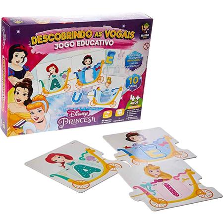 JOGO EDUCATIVO PRINCESAS DISNEY FORMANDO OS NOMES 2025 MIMO - Star