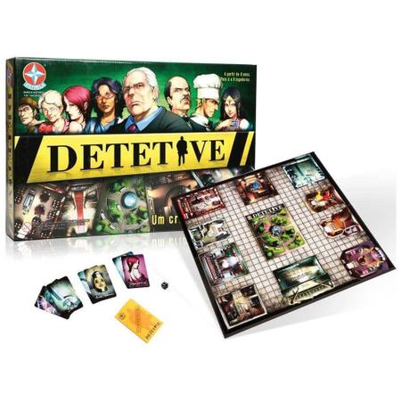 Jogo de Tabuleiro - Detetive com Aplicativo - Estrela - Jogos de Cartas -  Magazine Luiza