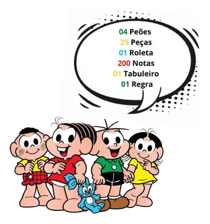 Dia de Mesada Turma de Mônica Jogo de Tabuleiro Brinquedo