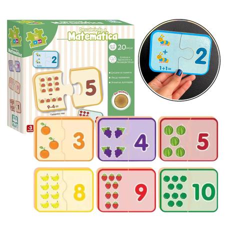 Jogo Aprendendo a Tabuada 100 peças em madeira Brinquedo Educativo  Matemática - GDkids Brinquedos Educativos e Pedagógicos