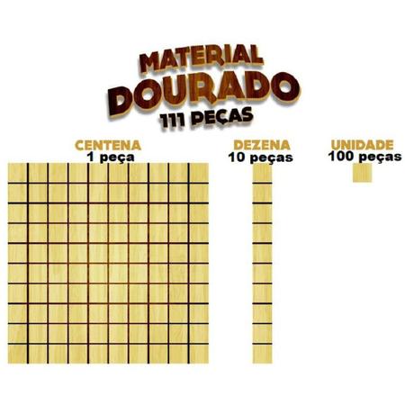 Material Dourado: jogo educativo