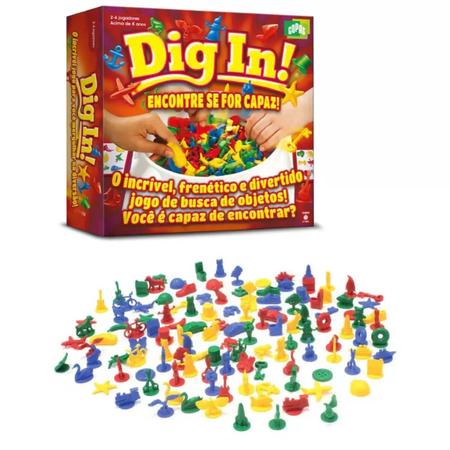 Jogo Dig In Encontre se for Capaz 31091 - Copag – Jessica Presentes