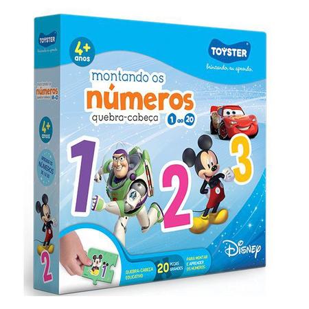 NP MONTANDO OS NUMEROS DE 1 A 20 MICKEY / 8020