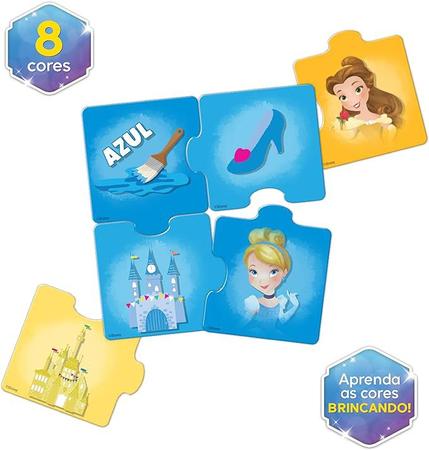Jogo Disney Princesas Agrupando as Cores - Jogos Educativos