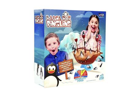 Jogo Divertido Barca dos Pinguins Com Roleta dos Micos - Unik Toys - Babu  Brinquedos