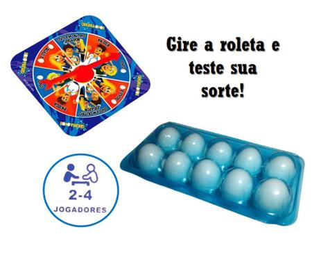 Jogo De Tabuleiro Divertido Para Crianças Quebra Ovos 0706 Braskit